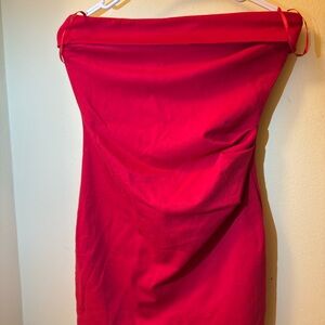 Windsor Strapless Red Dress